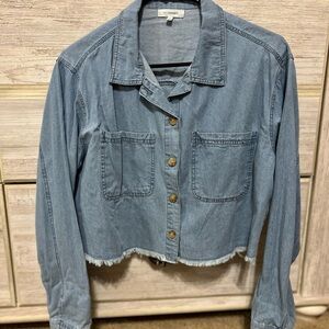 No Comment Blue Denim Shirt